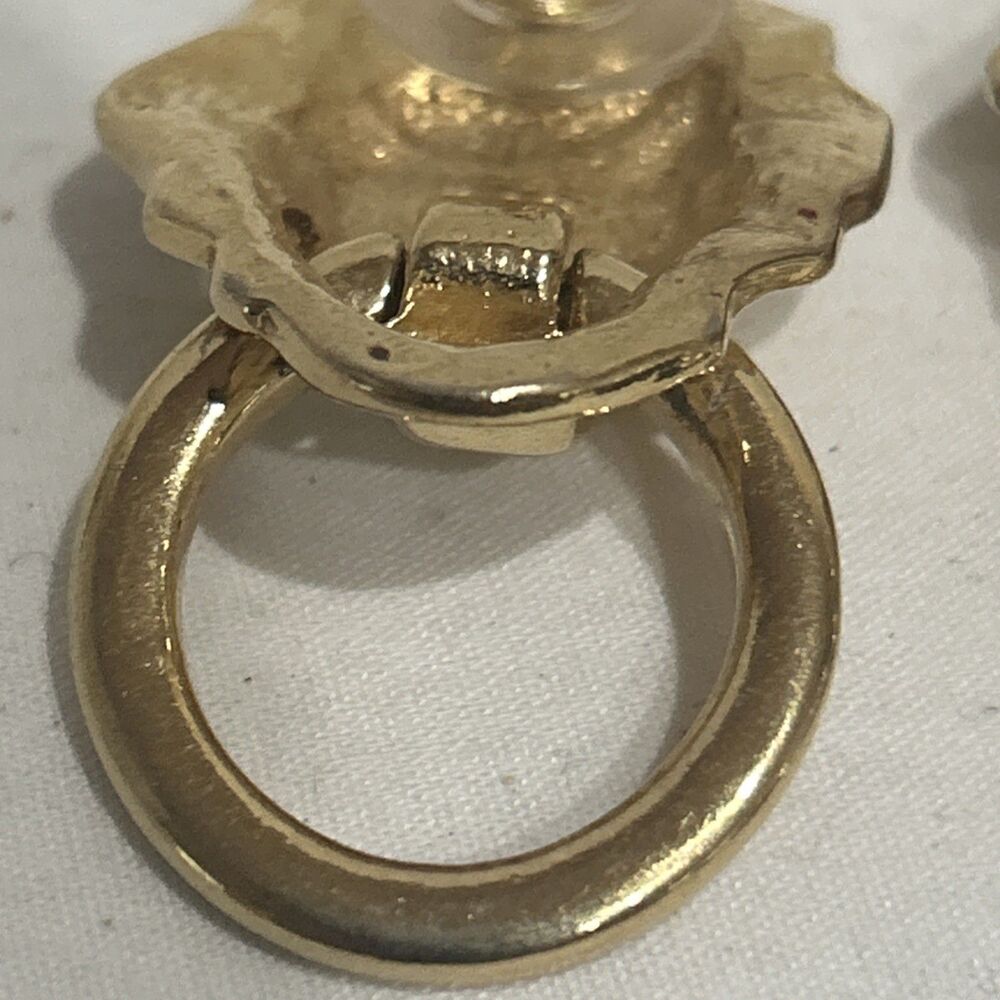 Vintage K.J.L. (Kenneth Jay Lane) for Avon Lion Earrings - Picture 9 of 11